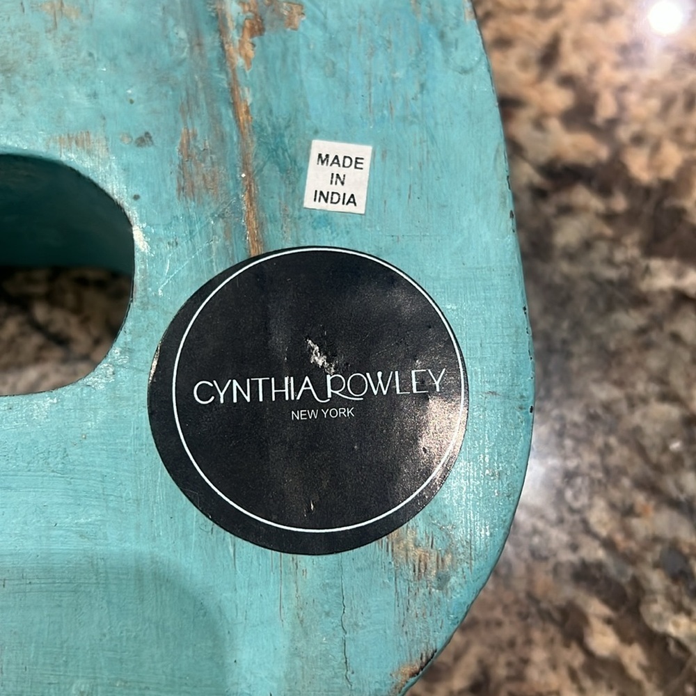 Cynthia Rowley Teal Decorative Accent - Picture 3 of 4